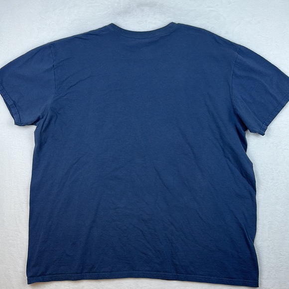 Anvil Men’s Short Sleeve Graphic T-shirt Blue Size 2XL - Picture 6 of 8